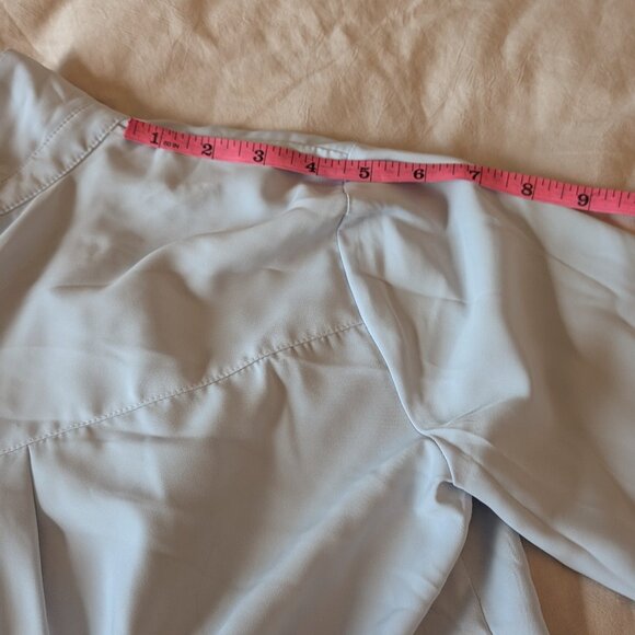 H&M, Button up blouse, powder blue, size 2 - Picture 6 of 15